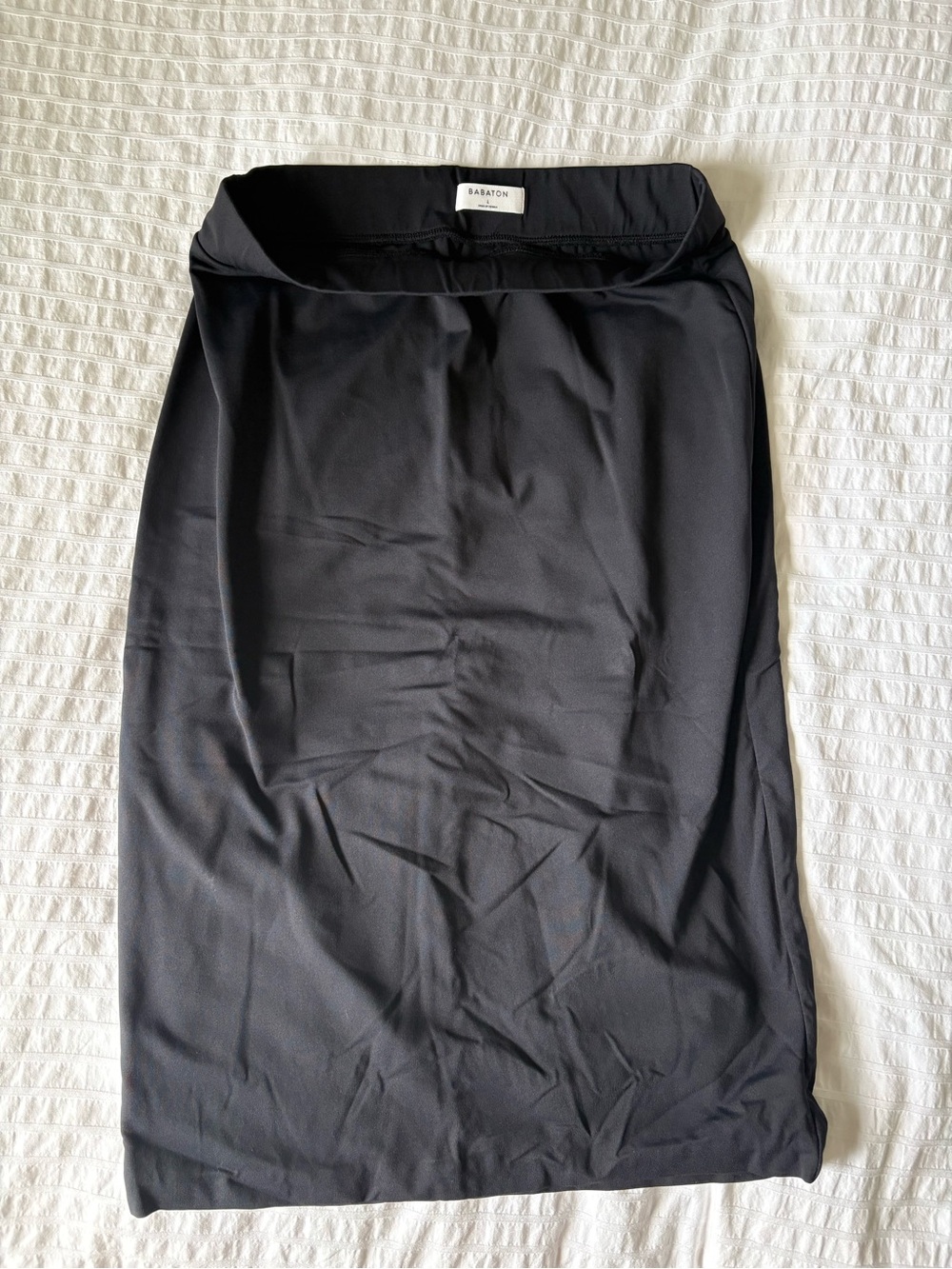 Babaton Black Stretch Pencil Skirt